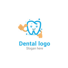 vector business logo dental design concept.