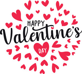 Happy Valentine's Day vector art design