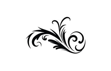 Fototapeta premium Floral element design vector illustration.