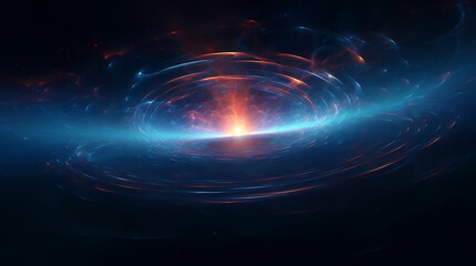 Fototapeta premium Cosmic background, abstract planet and space background