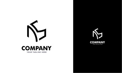 N S initial logo concept monogram,logo template designed to make your logo process easy and approachable. All colors and text can be modified
