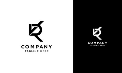 V R or R V initial logo concept monogram,logo template designed to make your logo process easy and approachable. All colors and text can be modified - obrazy, fototapety, plakaty