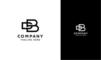 DB initial logo concept monogram,logo template designed to make your logo process easy and approachable. All colors and text can be modified