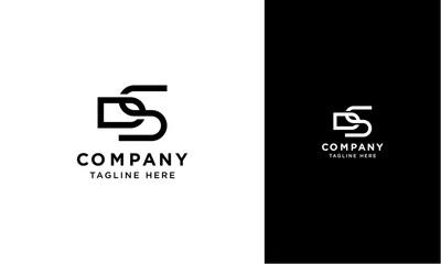 DS initial logo concept monogram,logo template designed to make your logo process easy and approachable. All colors and text can be modified