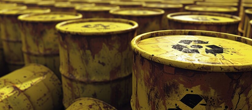 Biohazardous Yellow Barrels