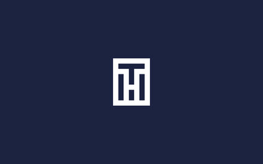 letter ht or th logo icon design vector design template inspiration - obrazy, fototapety, plakaty
