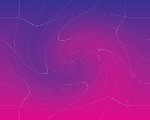 Abstract, pink and blue colored textured spirals, elegant and striking.