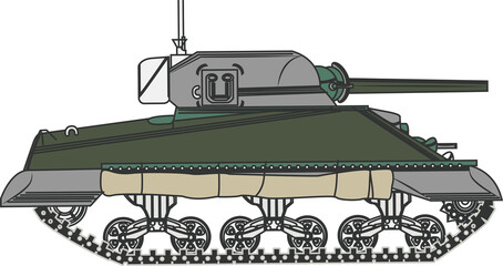 戦車（tank）(PNG)