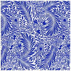 Make a Professional Vector Floral Pattern Background