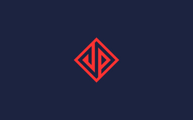 letter jp square logo icon design vector design template inspiration