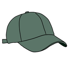 baseball cap vector illustration