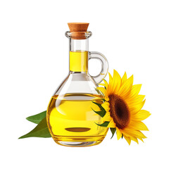 bottle of sunflower oil