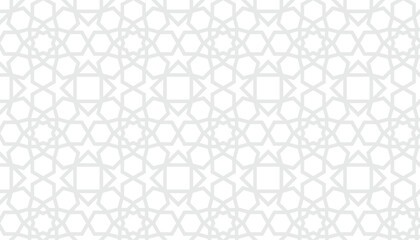 islamic background with arabic hexagonal ornament and arabian seamless geometric pattern texture use for ramadan wallpaper and eid banner