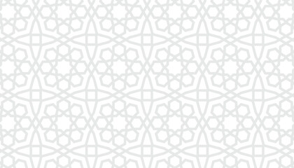 islamic background with arabic hexagonal ornament and arabian seamless geometric pattern texture use for ramadan wallpaper and eid banner