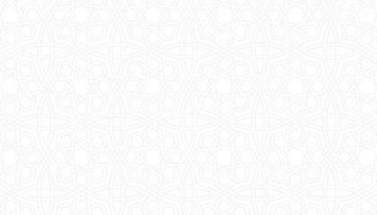 islamic background with arabic hexagonal ornament and arabian seamless geometric pattern texture use for ramadan wallpaper and eid banner