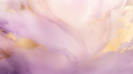 Ethereal Lavender Swirls with Gilded Accents
