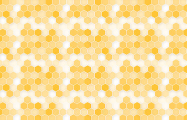 Yellow mosaic seamless pattern background.