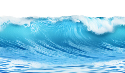 Sea Wave Isolated on Transparent Background
