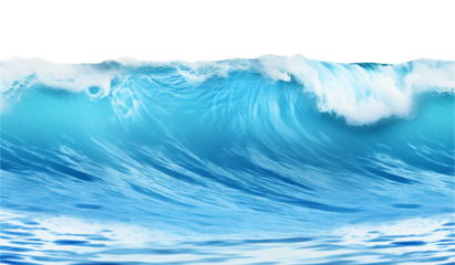 Sea Wave Isolated on Transparent Background
