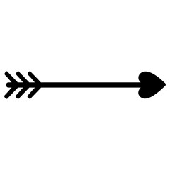 Arrow Line Icon Vector Illustration 