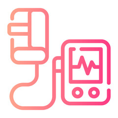 tensiometer Line Gradient Icon