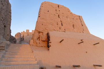 Fototapeta na wymiar Ayaz-Kala, Cities of Khorezm, Khiva, Uzbekistan