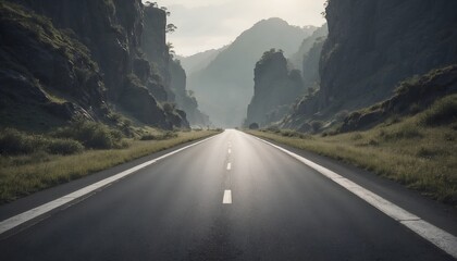 Fototapeta premium road to the mountains