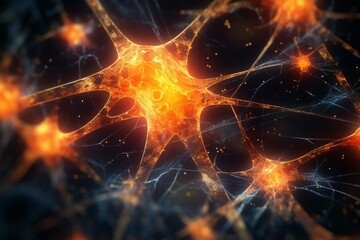 connections between neurons. Generative AI