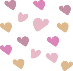 하트 배경 일러스트