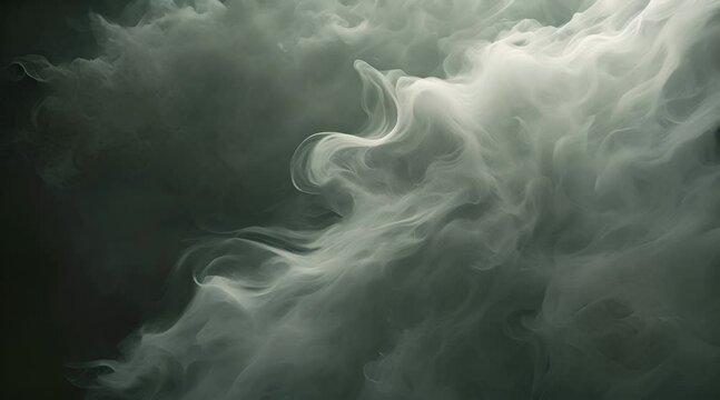 a black and white photo of a wave of smoke