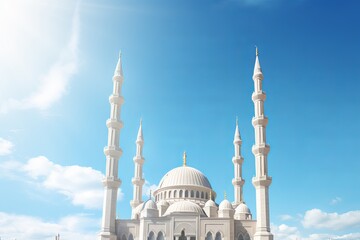 Fototapeta na wymiar A majestic mosque