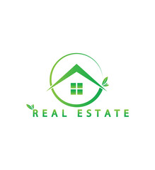 Home logo design template modern.