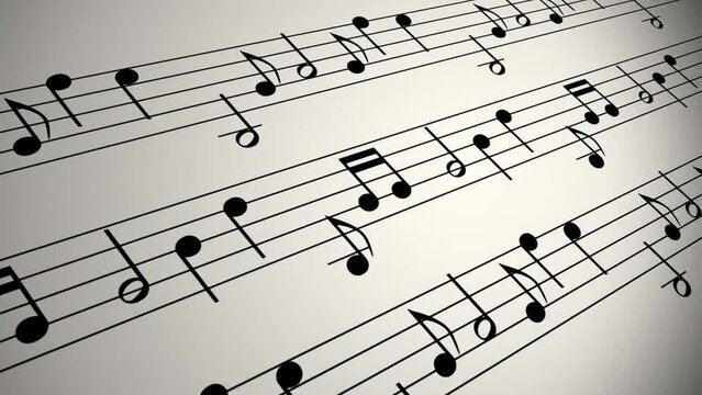music notes sheets background