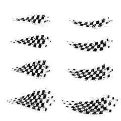 Checkered black grunge 1 warp set