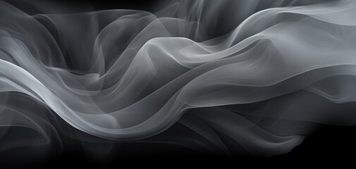 Obraz premium artistic abstrack illusion grey smoke