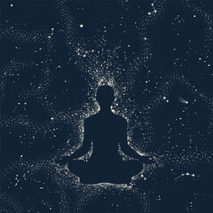Space univers meditation wallpaper