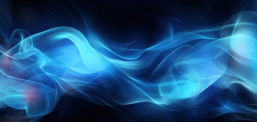 Fototapeta premium artistic illusion blue smoke