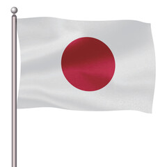 日本　国　旗　ポール　アイコン