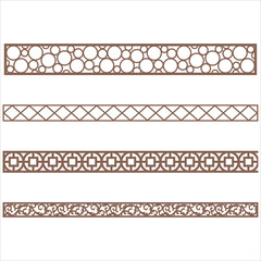 VECTOR BORDER DESIGN FOR CNC LASER CUTING FILE