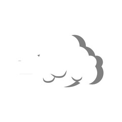 Obraz premium cartoon cloudy in a flat design. White cloud collection