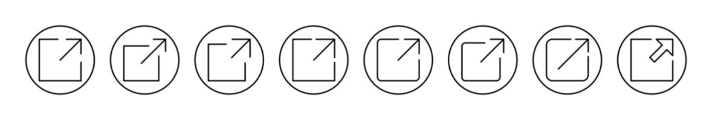 External link icon vector. link sign and symbol. hyperlink symbol - obrazy, fototapety, plakaty