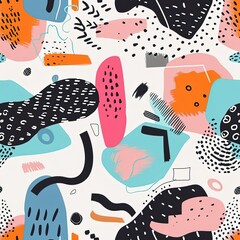 Modern Artistic Illustration Pattern