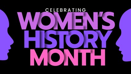 Women's History Month is observed every year in March
 - obrazy, fototapety, plakaty