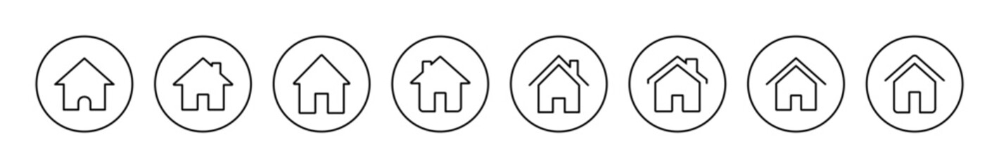 House icon vector. Home sign and symbol