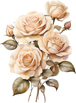 beige roses 1