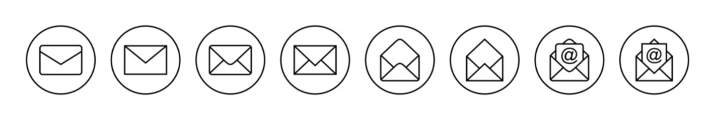 Mail icon vector. email sign and symbol. E-mail icon. Envelope icon - obrazy, fototapety, plakaty