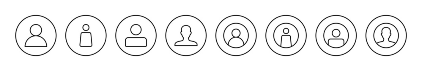 User icon vector. person sign and symbol. people icon.
