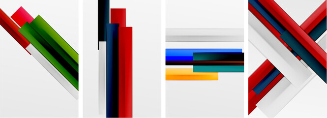 Stripes and lines poster abstract backgrounds. Vector illustration For Wallpaper, Banner, Background, Card, Book Illustration, landing page