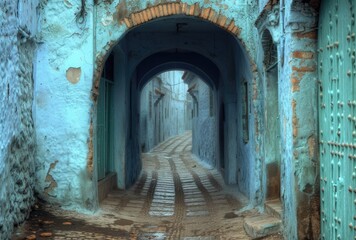 narrow_blue_alley_in_chefchaouen_morocco