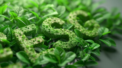 Obraz premium ESG Typography Dynamic 3D typography of the text 'ESG' showcasing the green ESG concept, representing environmental, social, and governance principles for sustainable business practices.